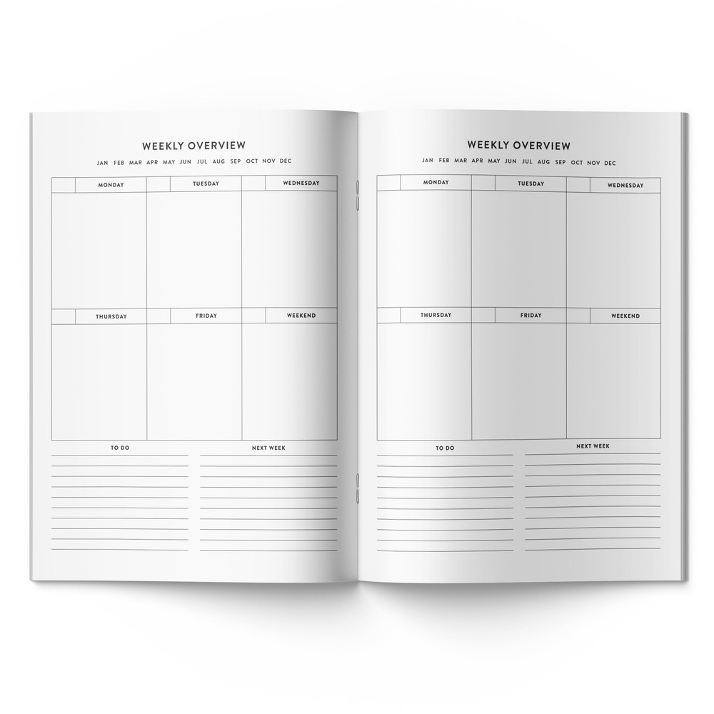 Coral Glitter 7x9 Saddle Stitched Planner | Planners, Calendars