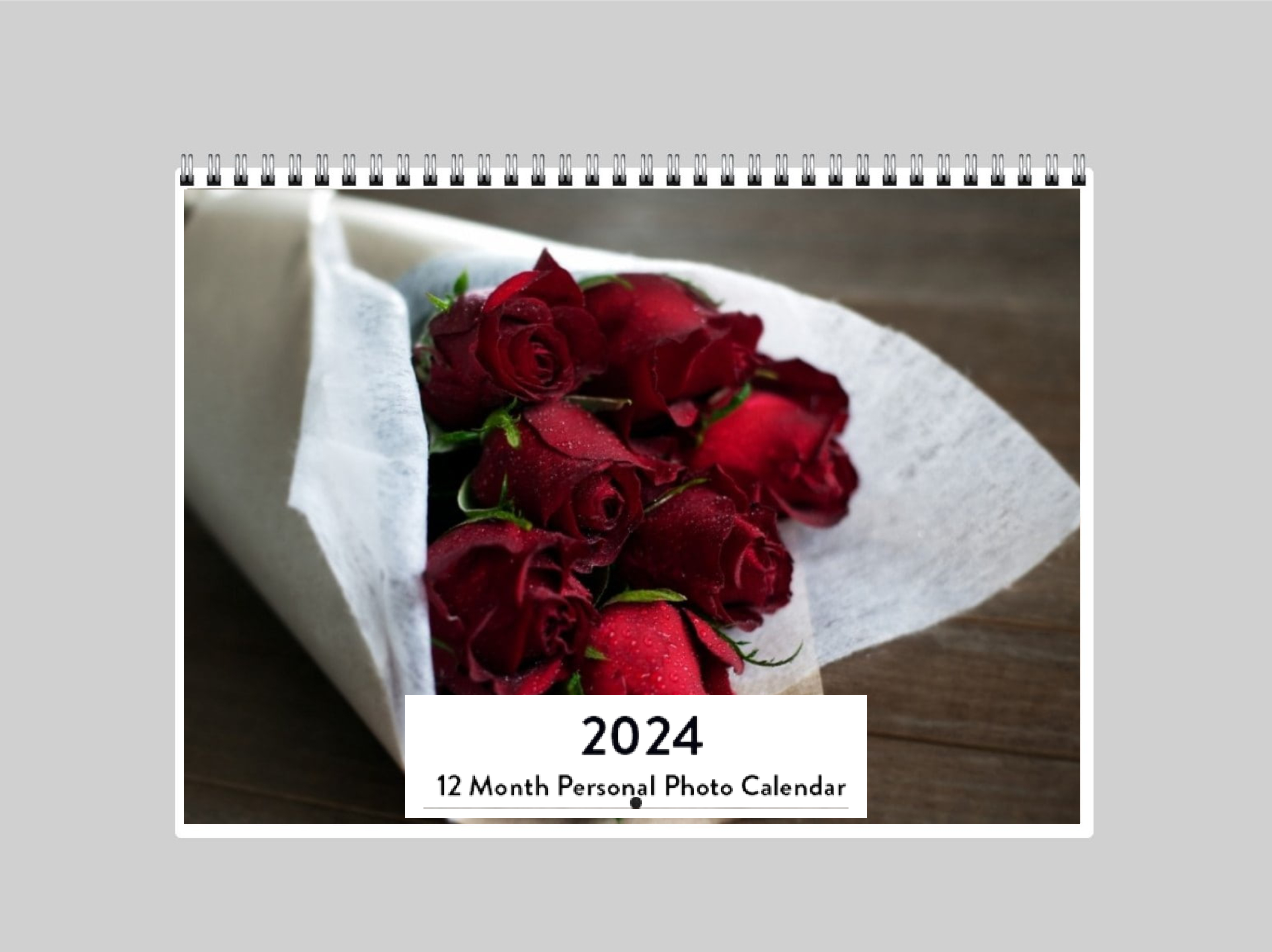 Personal Photo Calendar 2024, Personalized Photo Calendar