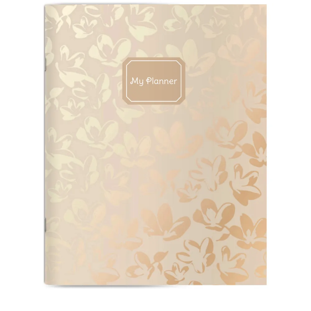 プルメリアページ Plumeria 7x9 Saddle Stitched Planner