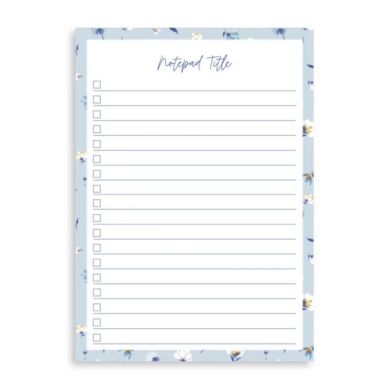 Tiny Wishes Notepad 5x7